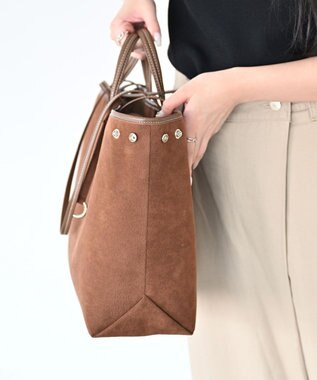 MORROW by thank 【A4サイズ収納可/軽量】VIVIAN OBLONG ASスエード　ブラウン