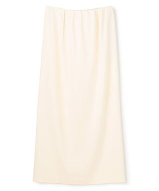 BEIGE， SPINEL / タックギャザー Iラインスカート Ecru