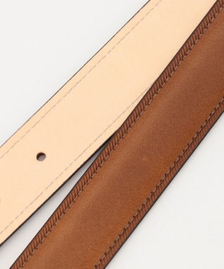 J.PRESS MEN ブッテーロレザー ベルト ブラウン系