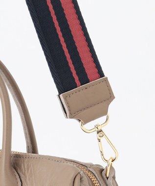 UNBILLION perche / 牛革オイル2wayテープショルダーS クロコオーク