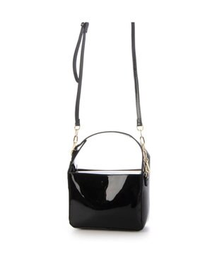 UNBILLION カシュカシュ cachecache / かっちりスクエア2wayバッグ ブラック