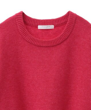 Green Parks 袖かのこニットプルオーバー Pink