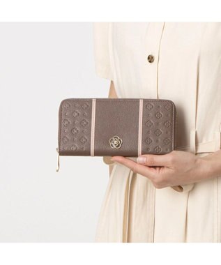 CLATHAS ソフィア ラウンド長財布 ブラウン