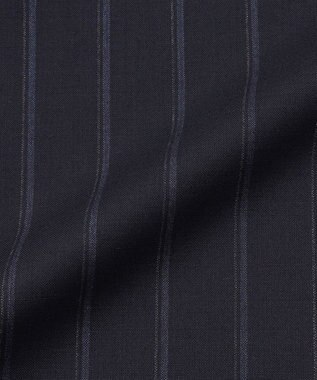 BEIGE， 【セットアップ対応】GEORGE / ウールストライプ  ツータックパンツ Navy Stripes
