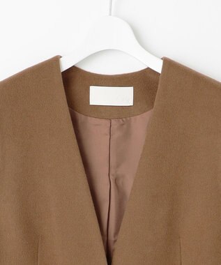 自由区 S 【カタログ掲載】Super100sライトビーバー ジレ キャメル