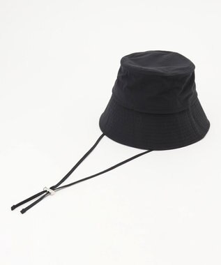 UNFILO FINE MOVE ミニマルバケットハット ブラック