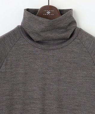 JOSEPH ABBOUD MOUNTAIN 【UNISEX】ウォッシャブルウールタートルネック ライトグレー系