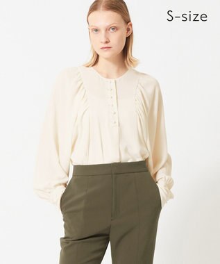 BEIGE， 【S-size】IRIS / ブラウス Ecru