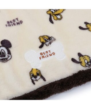 PET PARADISE ディズニー プルート 遠赤外線 ボアマット 角型 ベージュ