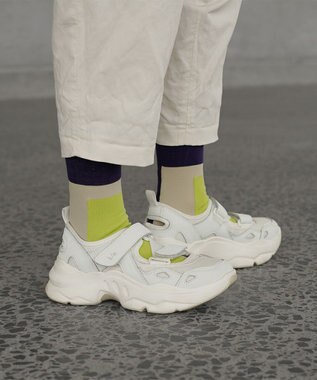 nitorito 【UNISEX】米沢オリジナル柄 block 靴下 navy