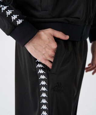 OP／FILA 【Kappa】バンダ ジャージトラックパンツ ブラック