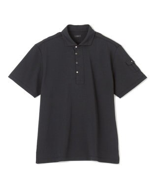 JOSEPH HOMME 【接触冷感】アイスコットンカノコ　ポロ ブラック系