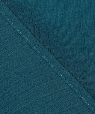 23区 【SLOW/一部店舗限定】コットンクレープ ブラウス ダルブルー系