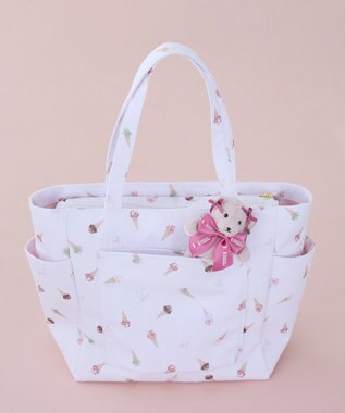 Maison de FLEUR サーティワン　サイドポケットトート Light Pink