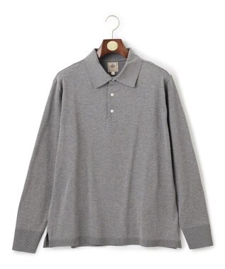 J.PRESS MEN 【きちんと感 × ニットのような柔らかな着心地】フレックスジャージ ポロシャツ グレー系