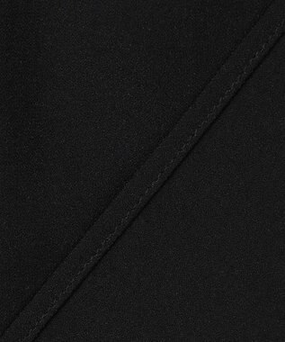 ICB 【洗える】ストレッチジョーゼット ハイネックブラウス ブラック系