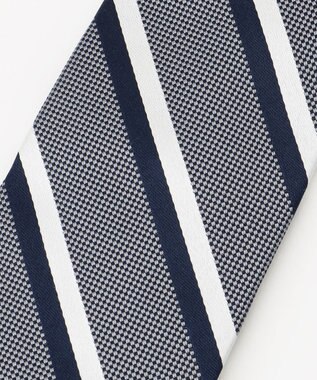 J.PRESS MEN 【フレッシャーズにもおすすめ】レジメンタル ネクタイ グレー系1