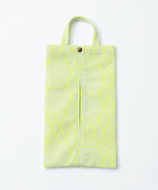 TRICOTE ARGYLE TISSUE CASE