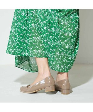 ing <ing>【WEB限定】【レイン対応】ヒールアップビットローファー オーク