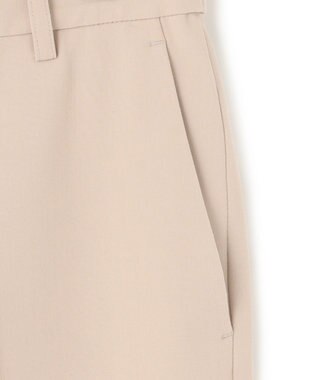 23区 S 【洗える】クリアストレッチ テーパードパンツ ベージュ系