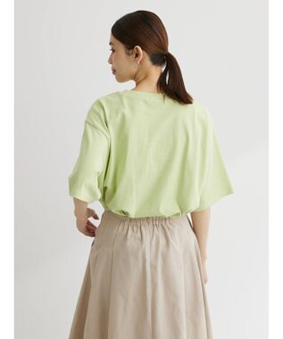 Green Parks 半袖ボーダーロゴＴＥＥ Light Green