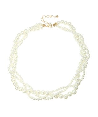 Green Parks ｅｖｅｒｙ　ｗａｌｋ．　パールボリュームネックレス White