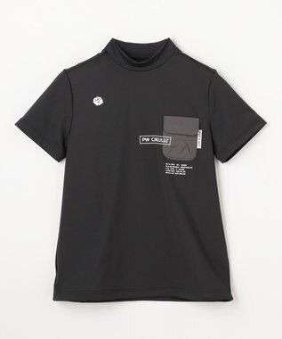 PW CIRCULUS 【WOMEN】ポケットモックネック ゴルフウェア レディース ブラック系