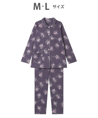 WACOAL リラックス＆スリープ  長袖 長ズボン パジャマ 綿100%(本体) WDX540 /ワコール