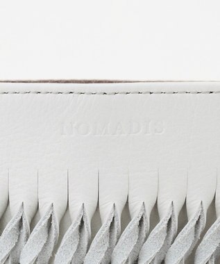 23区 NOMADIS DANCE フリンジ ポシェット ライトグレー系