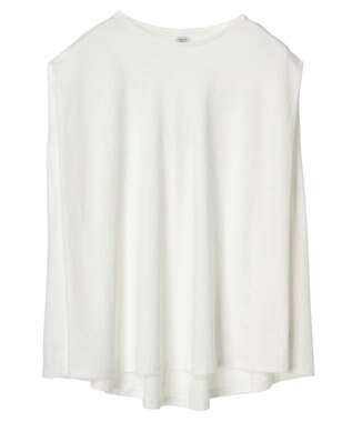 AMERICAN HOLIC 接触冷感フレンチスリーブカットチュニック Off White