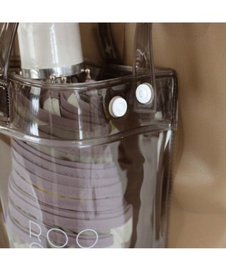 ROOTOTE 3629【傘用トート:折畳傘】SN.CASAカーサ.オリ.クリア-A 04：スモーク