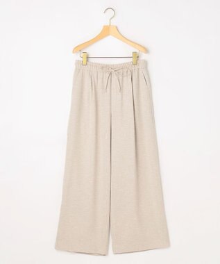 組曲 ライトリネンライクイージーワイド パンツ ベージュ系