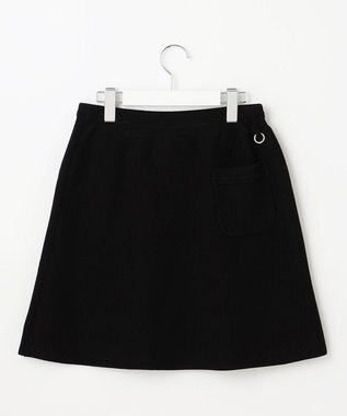 23区GOLF 【WOMEN】【手洗い可】ニット フレアスカート ブラック系