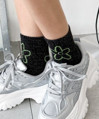 WEGO アソート柄ラメソックス 柄2