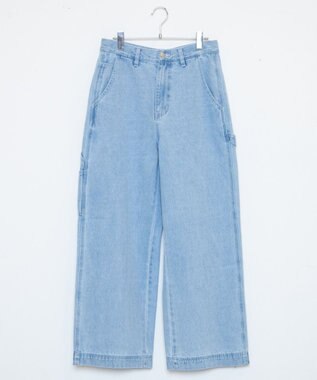 WEGO ルーズペインターパンツ デニム淡色