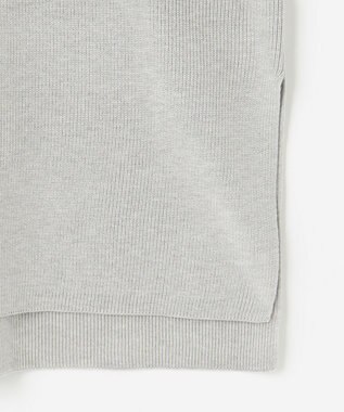 UNFILO 【抗菌防臭】片畔ニットベスト グレー