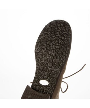 ing <ing>レースアップアンクルブーツ ベージュスエード