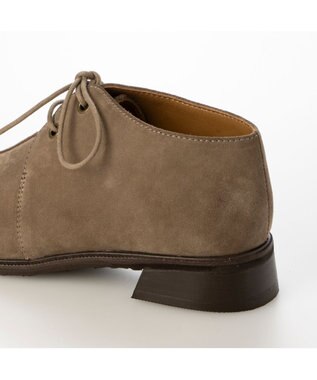 ing <ing>レースアップアンクルブーツ ベージュスエード