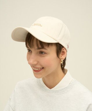 AMERICAN HOLIC PENNEY'S ロゴ刺繍キャップ Ivory