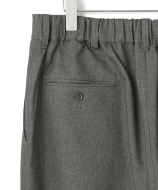 J.PRESS YORK STREET 【UNISEX】ウールライク イージーパンツ ライトグレー系