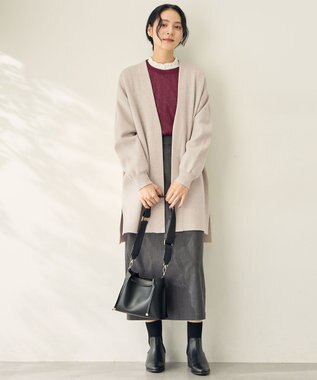 ANY トッパーニットカーデガン オートミール