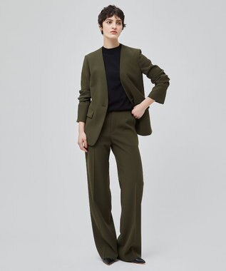 BEIGE， 【洗える・L-size】ALAINA / ワイドストレートパンツ Khaki