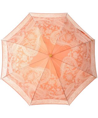 槇田商店 Kirie ペイズリー ビンテージアプリコット 長傘 オレンジ