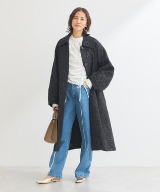 Green Parks ・ＡＮＤＳＥＡＲＣＨ　ドロストリボンブラウス Off White