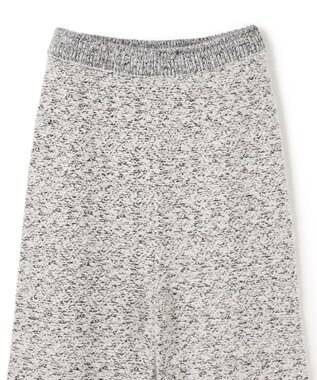 uncrave ツイードニット フレアパンツ オフ×ブラック