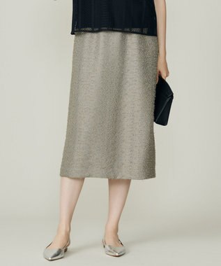【洗える】ルーレックスジャカード スカート