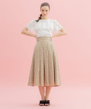 TOCCA 【洗える】PRINTEMPS スカート ベージュ系5