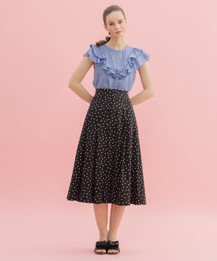 TOCCA 【洗える】PRINTEMPS スカート ブラック系5