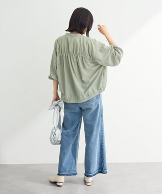 Green Parks イージーケア　シャツブルゾン Khaki