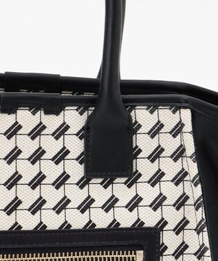 ICB プリントトート ブラック系